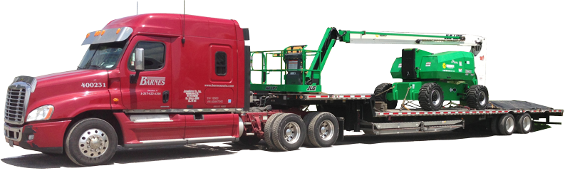 Barnes Auto Transportation� for all your over-the-road loads.